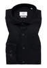 MODERN FIT Jersey Shirt in zwart vlakte