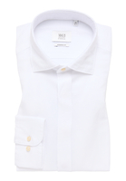 MODERN FIT Linen Shirt in wit vlakte