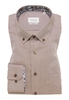 MODERN FIT Overhemd in beige vlakte
