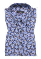 MODERN FIT Overhemd in blauw gedrukt