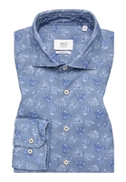 MODERN FIT Overhemd in blauw gedrukt