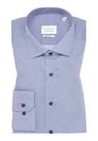 MODERN FIT Overhemd in blauw gedrukt