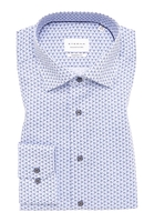 MODERN FIT Overhemd in blauw gedrukt