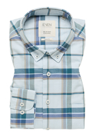 MODERN FIT Overhemd in blauw geruit