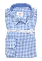 MODERN FIT Overhemd in blauw geruit