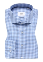 MODERN FIT Overhemd in blauw geruit