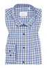 MODERN FIT Overhemd in blauw geruit