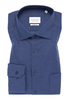 MODERN FIT Overhemd in blauw gestructureerd