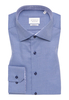 MODERN FIT Overhemd in blauw gestructureerd