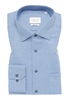 MODERN FIT Overhemd in blauw gestructureerd