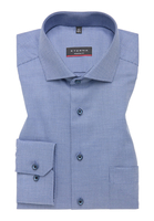 MODERN FIT Overhemd in blauw gestructureerd