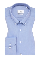 MODERN FIT Overhemd in blauw vlakte