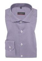 MODERN FIT Overhemd in blauw/rood gedrukt