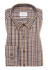 MODERN FIT Overhemd in bruin geruit