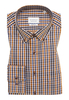 MODERN FIT Overhemd in bruin geruit