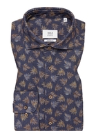 MODERN FIT Overhemd in donkerblauw gedrukt