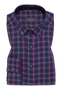 MODERN FIT Overhemd in donkerblauw geruit