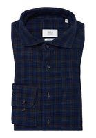 MODERN FIT Overhemd in donkerblauw geruit