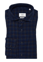 MODERN FIT Overhemd in donkerblauw geruit