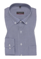 MODERN FIT Overhemd in donkerblauw geruit