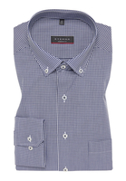 MODERN FIT Overhemd in donkerblauw geruit