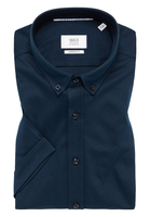 MODERN FIT Overhemd in donkerblauw vlakte