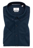 MODERN FIT Overhemd in donkerblauw vlakte