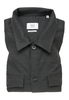 MODERN FIT Shirt in zwart vlakte