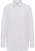 overhemdblouse in bruin gestreept