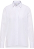 overhemdblouse in donkerblauw gestreept