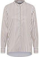 overhemdblouse in groen gestreept
