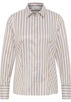 overhemdblouse in groen gestreept