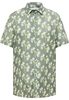 overhemdblouse in kaki gedrukt