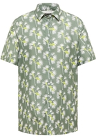 overhemdblouse in kaki gedrukt