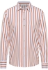 overhemdblouse in karamel gestreept