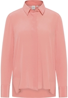 overhemdblouse in koraal vlakte