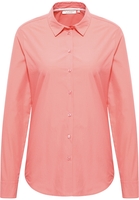 overhemdblouse in koraal vlakte