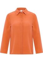 overhemdblouse in lichtrood vlakte