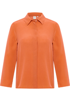 overhemdblouse in lichtrood vlakte