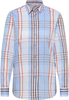 overhemdblouse in lyseblå geruit