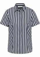 overhemdblouse in navy gestreept