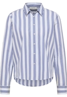 overhemdblouse in navy gestreept