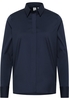 overhemdblouse in navy vlakte