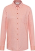 overhemdblouse in oranje vlakte