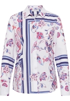 overhemdblouse in pink gedrukt