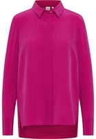 overhemdblouse in pink vlakte