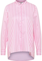 overhemdblouse in rood gestreept