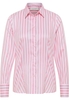 overhemdblouse in rood gestreept