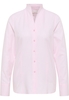 overhemdblouse in roze gestructureerd