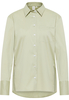 overhemdblouse in saliegroen vlakte